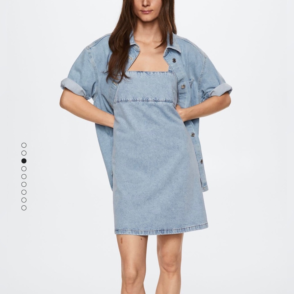 Mango Denim Summer Dress.